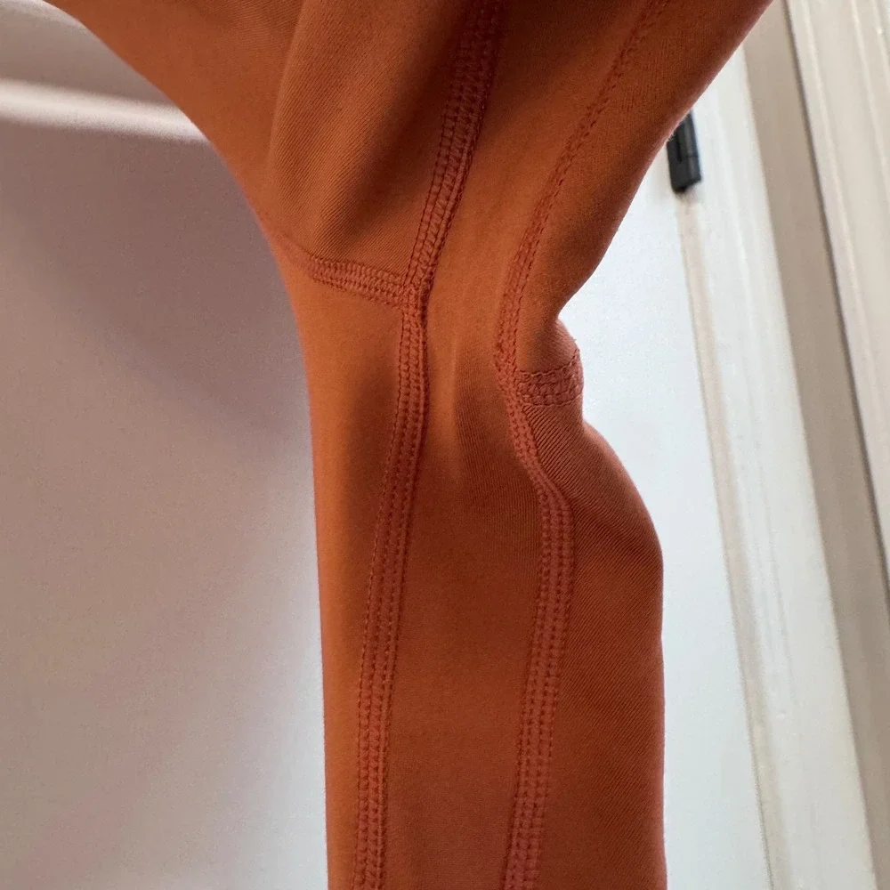 Nike‎ Dri-FIT Colorblock Leggings Womens Size Medium Brown Pink Blue Athletic